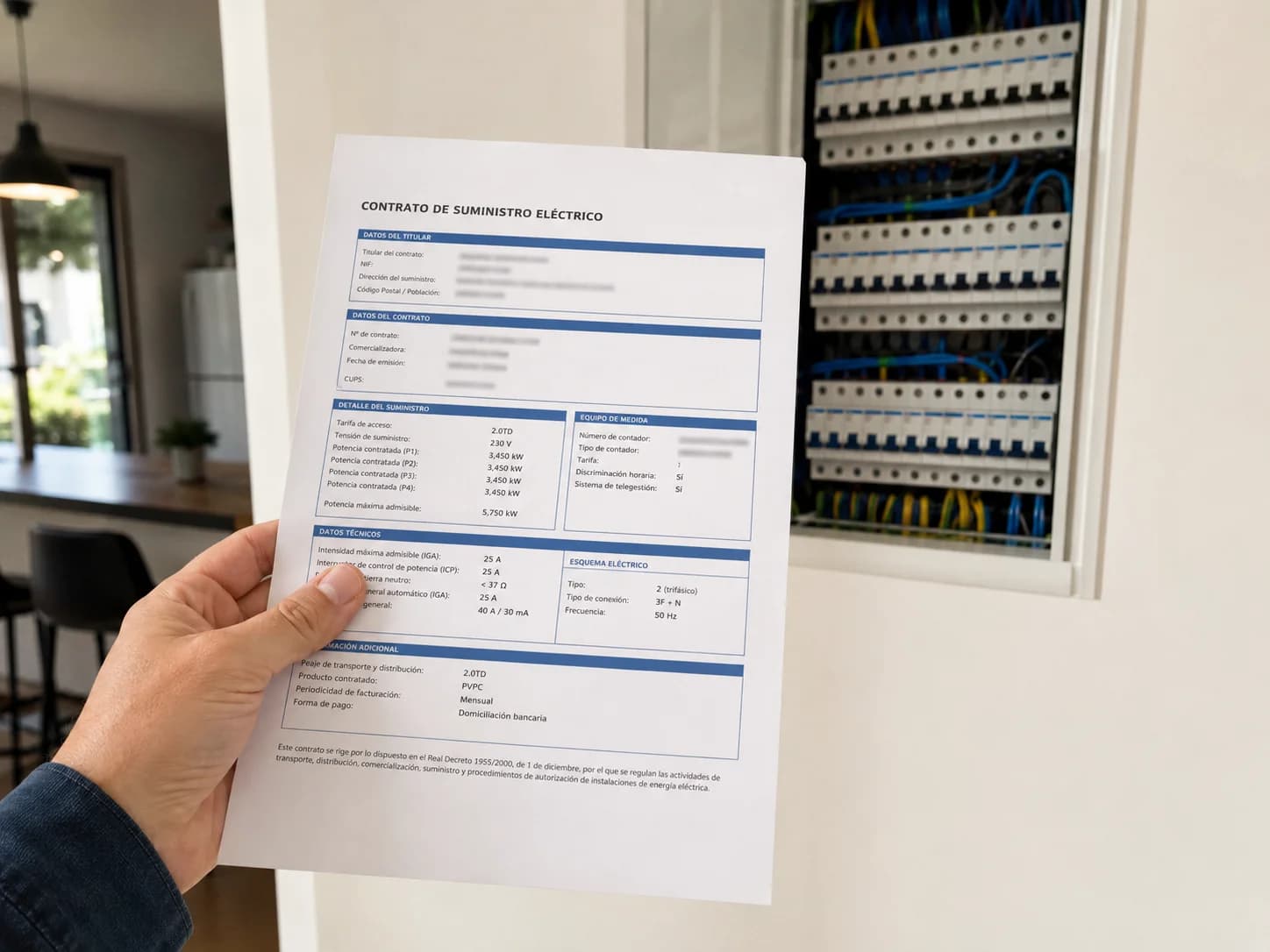 Documentación de un suministro eléctrico