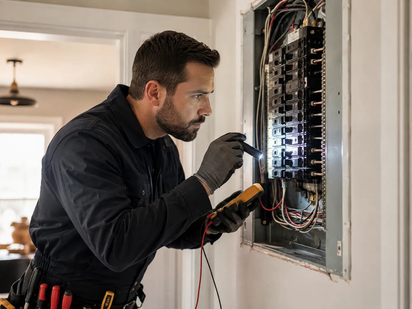 Inspección de una instalación para valorar un trabajo eléctrico